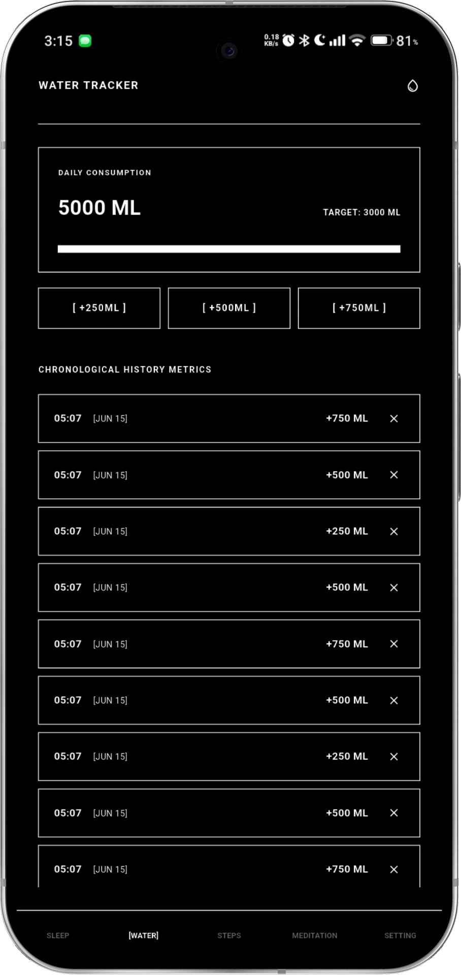 VIDADOR water screen 2